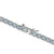 Moissanite tennis necklace shown to illustrate choosing the right tennis necklace length