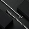 KNOBSPIN 5mm Moissanite Tennis Bracelet Necklace For Women 925 Sterling Silver D VVS1 Lab Diamond with GRA Certificate Jewelry - Rokshok