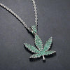 Maple Leaf Moissanite Necklace Pendant - Rokshok