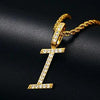 Moissanite Capital Letters Initial Necklace Pendants - Rokshok
