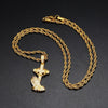 Moissanite Praying Hand Pendant Necklace - Rokshok