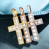 3 Cross Crystal Pendants necklace - Rokshok