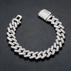 Moissanite Cuban Link Chain Bracelet - Rokshok