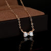 Heart Cut Bowknot Moissanite Diamond Pendant Necklace - Rokshok