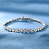 3-5mm All Moissanite Diamond Tennis Bracelets - Rokshok