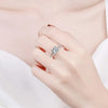 2 Carat Square Shape Moissanite Diamond Ring - Rokshok