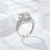 Luxury 5CT/11mm Moissanite Rings with GRA Sparkling Round Brilliant Diamond Engagement Ring 925 Silver Wedding Band for Women - Rokshok