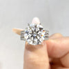 10Carat Moissanite Diamond Ring - Rokshok