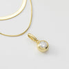 1 Carat Bubble Moissanite Diamond Necklace - Rokshok