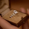 Leaf Moissanite Diamond Rings - Rokshok