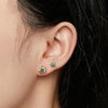 Green Moissanite Diamond Stud Earring - Rokshok
