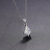 2 Carat Rhombus Moissanite Diamond Pendant Necklace - Rokshok