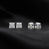 1 carat Square Shape Moissanite Stud Earrings - Rokshok