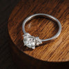 Luxury Engagement Moissanite Ring