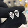 1-4carat Waterdrop Cut Moissanite Diamond Stud Earrings - Rokshok