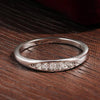 KNOBSPIN D VVS1 All Moissanite Rings for Women GRA Certified Lab Diamond Engagement Wedding 925 Sterling Silver Ring - Rokshok