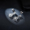 6 Carat Luxury Pear Cut Moissanite Drop Earrings - Rokshok