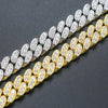 Moissanite Diamond Necklace Bracelet Cuban Link Chain - Rokshok