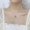 Christmas Tree 0.5carat Moissanite Diamond Pendant Necklace - Rokshok
