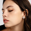 Original Butterfly Full Moissanite Diamond Stud Earrings 925 Sterling Silver Plated 18k White Gold Earring for Women Gift KUTPF - Rokshok