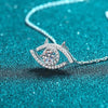 Evil Eyes Moissanite Diamond Pendant Necklaces - Rokshok