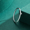 Elegant 2mm Moissanite Ring - Rokshok