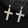 Moissanite Cross Pendant Necklace - Rokshok