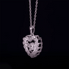 0.5carat Heart Shape Moissanite Pendant Necklace - Rokshok