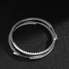 KNOBSPIN D VVS All Moissanite Earring 925 Sterling Silver Plated 18k White Gold with GRA Wedding Diamond Hoop Earrings for Women - Rokshok