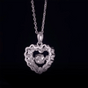 0.5carat Heart Shape Moissanite Pendant Necklace - Rokshok
